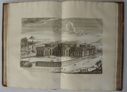 LE PAUTRE Works of architecture. Paris, Jombert, ca. 1690. 2 parts in one vol. in...