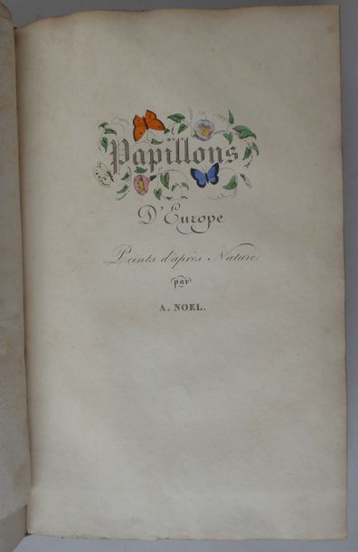 LUCAS Histoire naturelle des lépidoptères d'Europe. Paris, Pauquet, 1834. In-8, demi-maroquin...