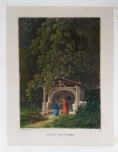 BIRMANN (Samuel) Memories of the Chamonix valley. Basel, Birmann and Sons, [1826]....