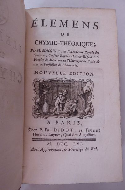 VOLTAIRE Élémens de la philosophie de Neuton. Amsterdam, Desbordes, 1738. In-8, veau...