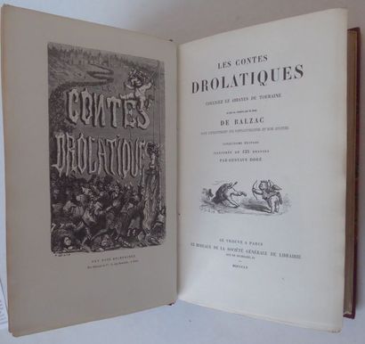 BALZAC Les Contes drôlatiques. Paris, aux bureaux de la Société générale de librairie,...