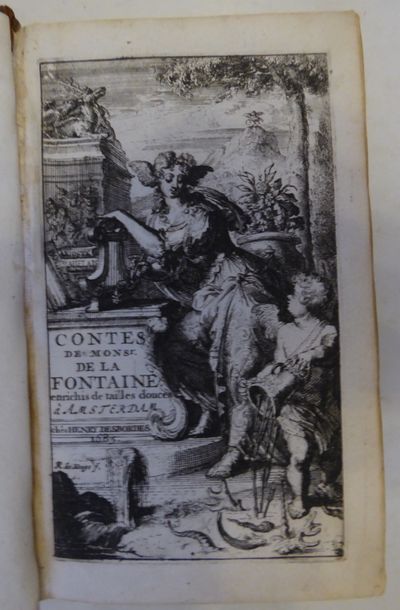 LA FONTAINE Tales and news in verse. Amsterdam, Henri Desbordes, 1685. 2 volumes...