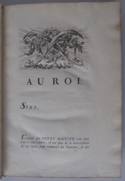 LA FONTAINE Selected fables put into verse. Paris, Desaint et Saillant, Durand, Imprimerie...