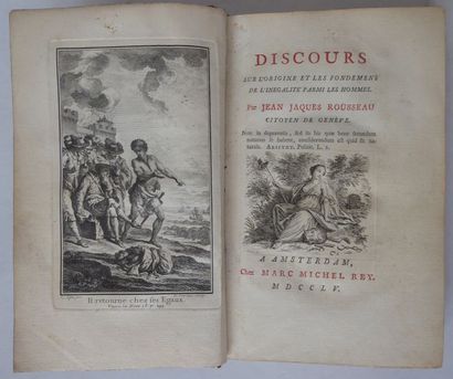 ROUSSEAU Discourse on the origin and foundations of inequality among men. Amsterdam,...