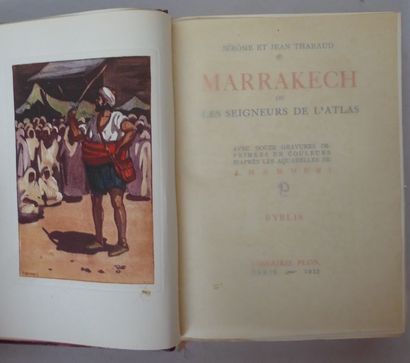 Tharaud (Jérôme et Jean) Marrakech ou Les Seigneurs de l'Atlas. Illustré par Mammeri....