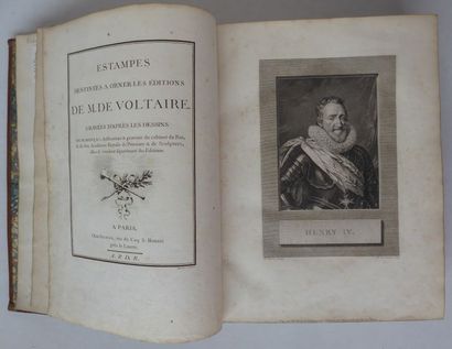 VOLTAIRE La Henriade. [Khel], Imprimerie de la Société littéraire-typographique,...