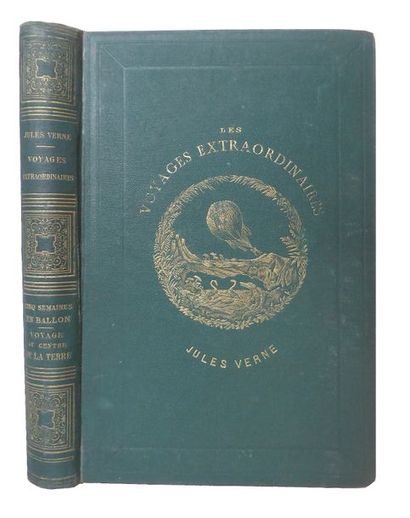 Jules VERNE Five weeks in a balloon / Journey to the centre of the Earth. Illustrations...