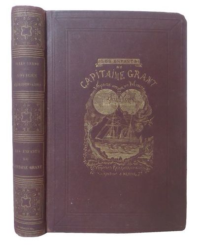 Jules VERNE Captain Grant's Children. Illustrations by Riou. Paris, Bibliothèque...