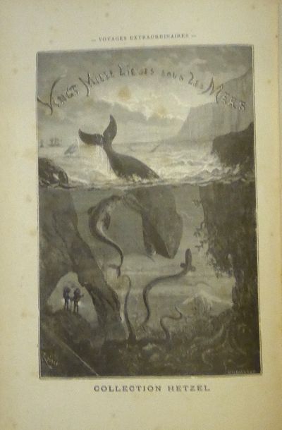 Jules VERNE Vingt mille lieues sous les mers. Illustrations par de Neuville et Riou....