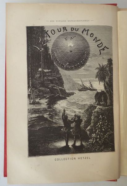 Jules VERNE Around the world in 80 days. Illustrations by Léon BENETT and Alphonse...