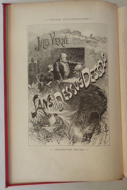 Jules VERNE Sans dessus dessous. Illustrations de George Roux. Paris, Bibliothèque...