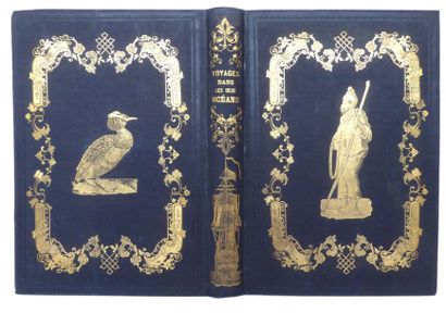 DELESSERT Travels in both the Atlantic and Pacific Oceans. Paris, Frank, 1848. In-8,...