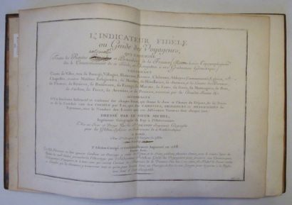 DESNOS L'Indicateur fidèle or Traveller's Guide which teaches all the royal and private...