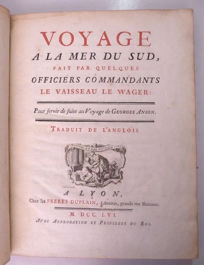 ANSON (Georges) Voyage autour du monde. Amsterdam et Leipzig, Arkstée et Merkus,...