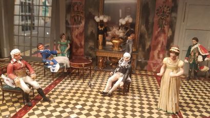 null BALLADA : Ier Empire. France. Magnifique diorama (150cm de longueur et 46cm...