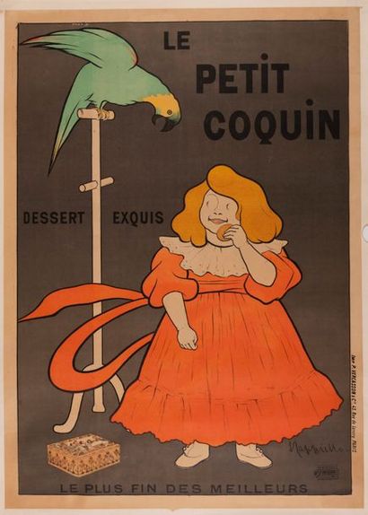 CAPPIELLO LEONETTO Le Petit Coquin Dessert Exquis. 1901. Affiche lithographique....