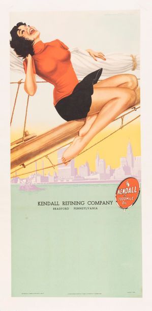 Signature difficilement lisible. Kendall Oil. Kendall Refining Company. Bradford...