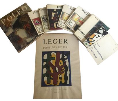 ELGAR Frank 
Set of 10 books written by Franz Elgar in E.O. (Montanier, Picasso,...