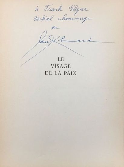 ELUARD Paul Le visage de la paix par PICASSO et ELUARD. Editions Cercle d'Art Paris...