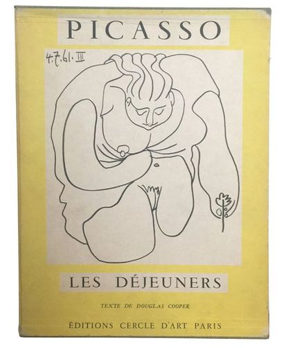 (PICASSO Pablo) COOPER Douglas Lunches. 
Cercle d'Art Paris 1962. E.O. Bookbinding...