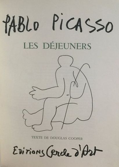 (PICASSO Pablo) COOPER Douglas Les déjeuners. Cercle d'Art Paris 1962. E.O. Reliure...