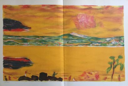 (REVUE VERVE) BONNARD Pierre 
Set of 4 issues of the magazine VERVE: N° 17/18 entirely...