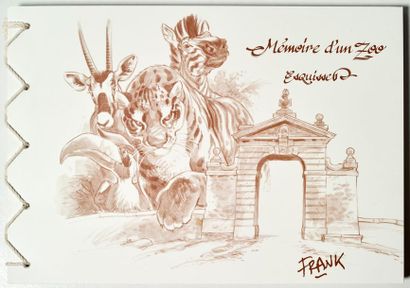 FRANK PE Dédicace
Mémoires d'un Zoo. Rare album numéroté (/300) et signé agrémenté...