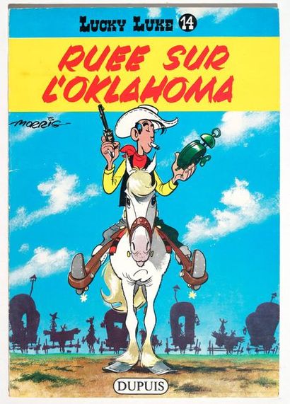 null Lucky Luke 14 - Ruée sur l'Oklahoma Edition originale. Un petit cachet nominatif...