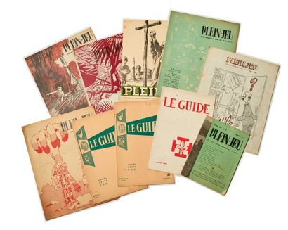 null Plein-Jeu/Le guide - Ensemble de 10 fascicules Plein-Jeu n° 4 (1945), 8, 10,...