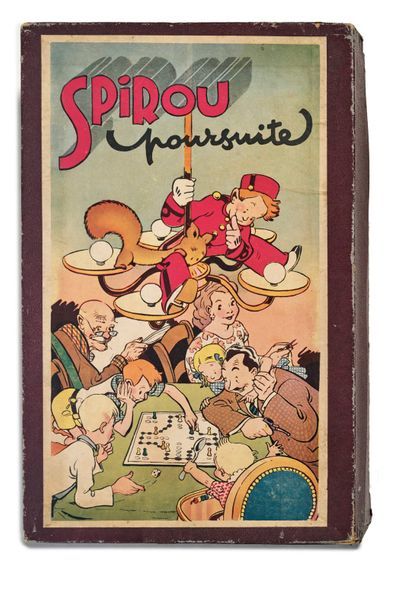 null Spirou poursuite
Superbe jeu illustré par Jijé paru en 1945. Bien complet de...