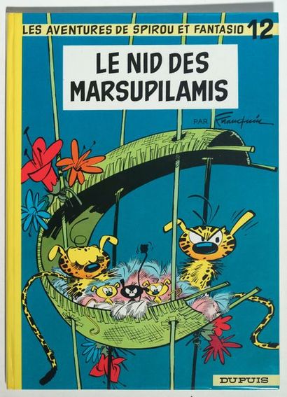 null Spirou 12 -Le nid des Marsupilamis
Seconde édition dos jaune de 1964. Rare album...
