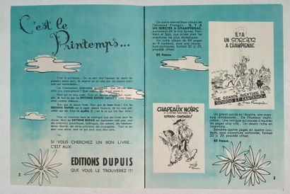 null Spirou/Dupuis - Catalogue 1953
C'est le printemps. Rare livret de 16 pages reprenant...