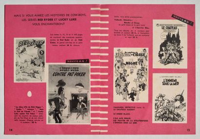 null Spirou/Dupuis - Catalogue 1954
Pâques. Rare livret de 16 pages reprenant les...