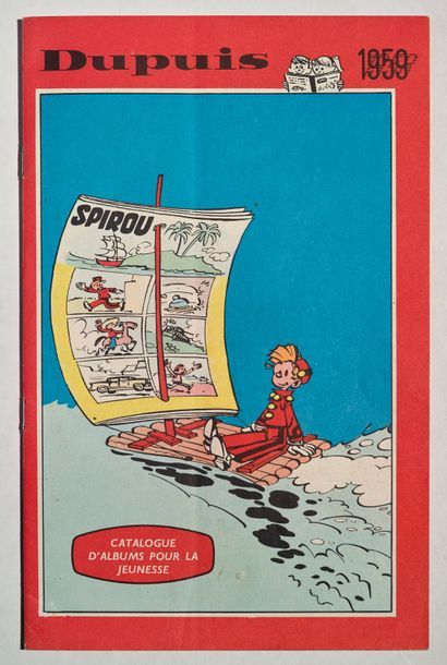null Spirou/Dupuis - Catalogue 1958/59
Spirou sur un radeau en couverture. Superbe...