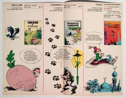 null Spirou/Dupuis - Catalogue 1969
Gaston lisant un magazine en couverture. Superbe...
