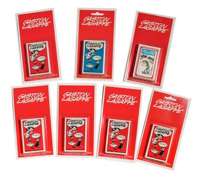 null Gaston - Ensemble de 7 jeux de cartes
Gaston Lagaffe (32 cartes, Belote*Piquet*manille)...