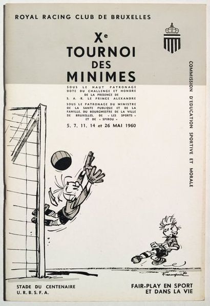null Franquin - Le tournoi des minimes
Fascicule offert lors du Xème tournoi de foot­ball...