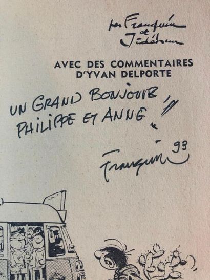 FRANQUIN Ensemble de 6 albums signés
Biographie d'un gaffeur, Gaston 14 (Tirage de...