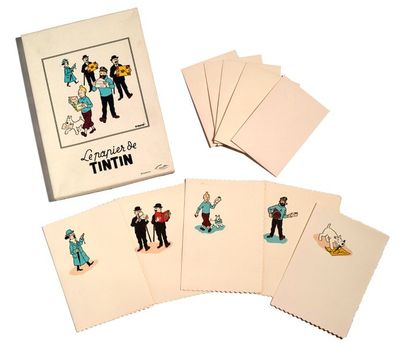 Tintin - Papier à lettre Très belle boîte...