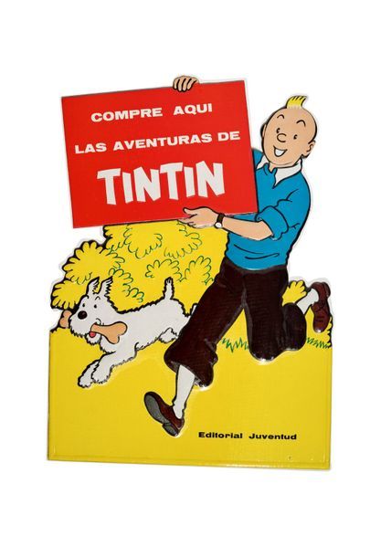null Tintin - PLV espagnol
Très bel objet publicitaire vantant les aventures de Tintin...