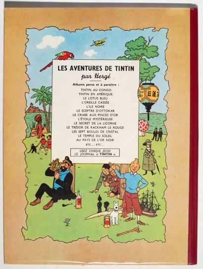 null Tintin - Le secret de la Licorne
Edition Casterman B4 de 1950. Pratiquement...