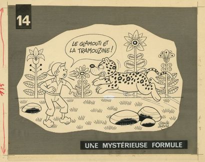 Claude DUBOIS (né en 1934) Sylvain et Sylvette - Une mystérieuse formule Encre de...