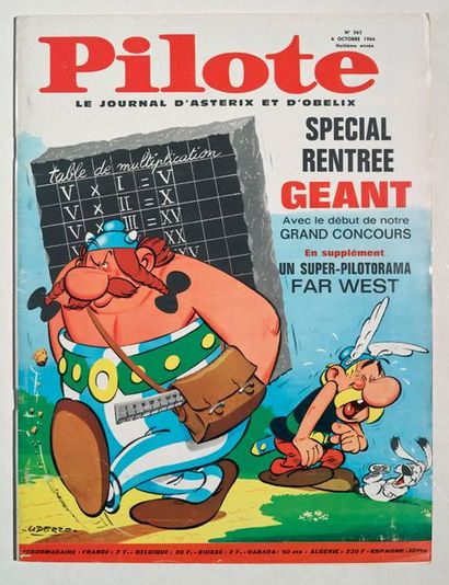 GIRAUD Supplément Pilote
Journal Pilote n°363 du 06/10/1966 bien complet de son super-pilotorama...
