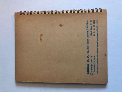 CALVO Anatomie anatomique Superbe petit album paru en 1946 (numérotation de 16 à...