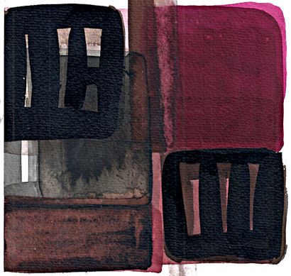 VIGNAT Félicie Sans titre / Encre sur papier / SBD / 19,5 x 19,5 cm
