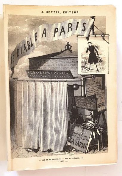 GAVARNI (Paul) 
Le Diable à Paris. Paris et les Parisiens. Moeurs et coutumes, caractères...