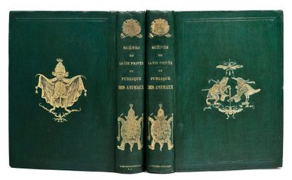 GRANDVILLE Jean-Ignace-Isidore 
Scènes de la vie privée et publique des animaux....