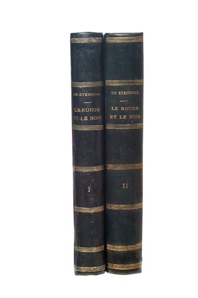 STENDHAL (Henri Beyle dit) 
Le Rouge et le Noir
A. Levasseur, Paris 1831, deux volumes...