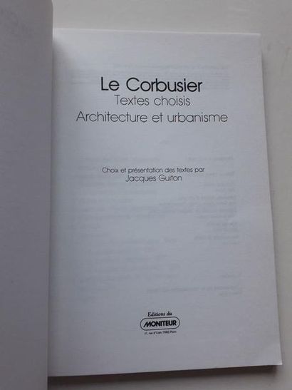 null « Le Corbusier : Texte choisis - Architecture et urbanisme », Le Corbusier,...