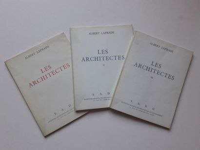null « Les Architectes »[tomes 1,2,3], Albert Laprade ; Ed. Société des architectes...